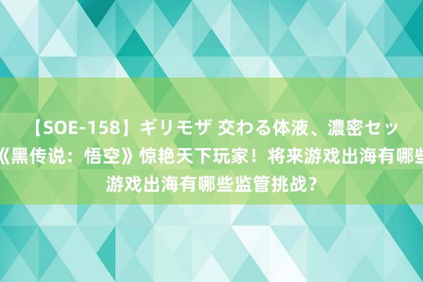 【SOE-158】ギリモザ 交わる体液、濃密セックス Ami 《黑传说：悟空》惊艳天下玩家！将来游戏出海有哪些监管挑战？